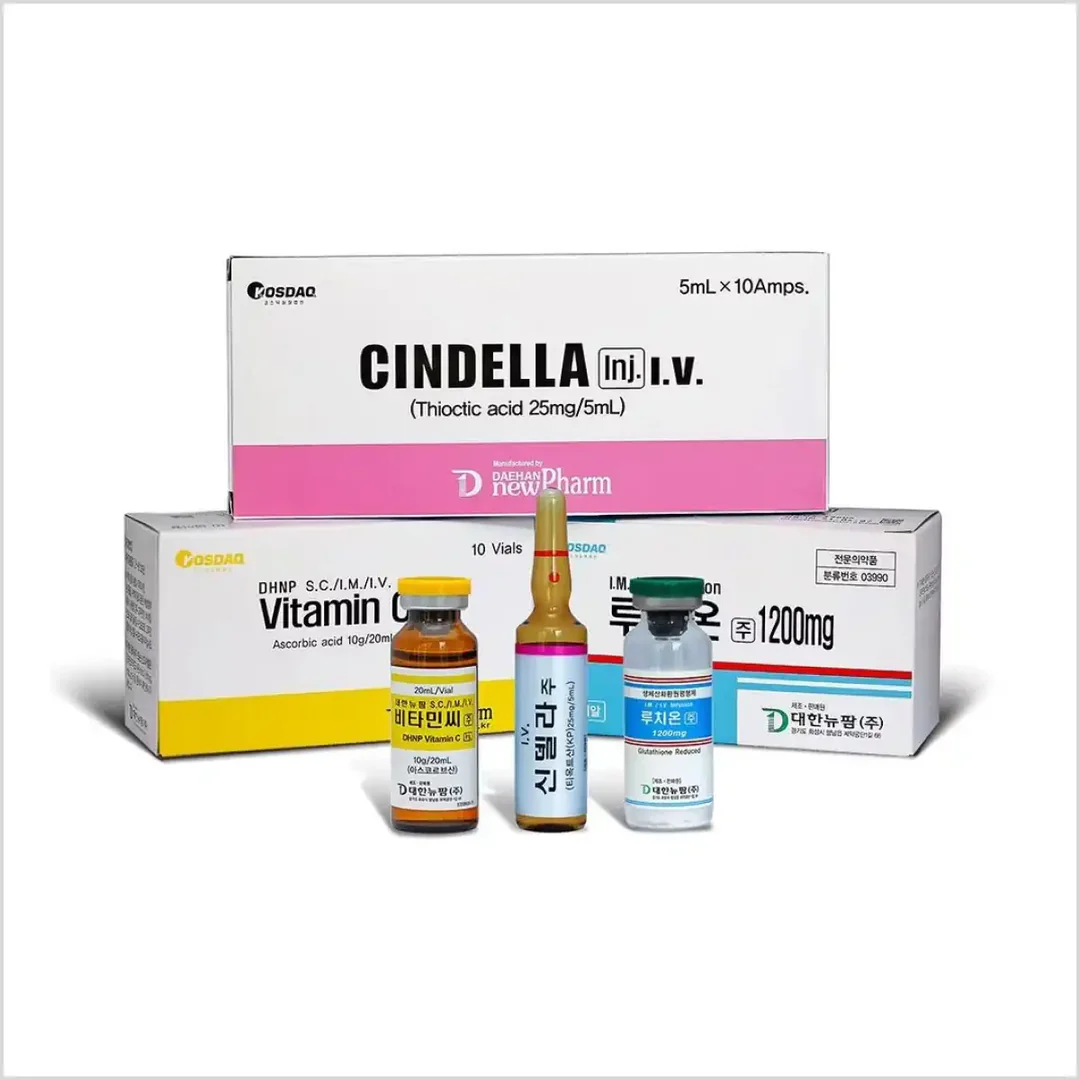 Cindella Korean Skin Whitening Injection - Ascorbic Acid & Vitamin C