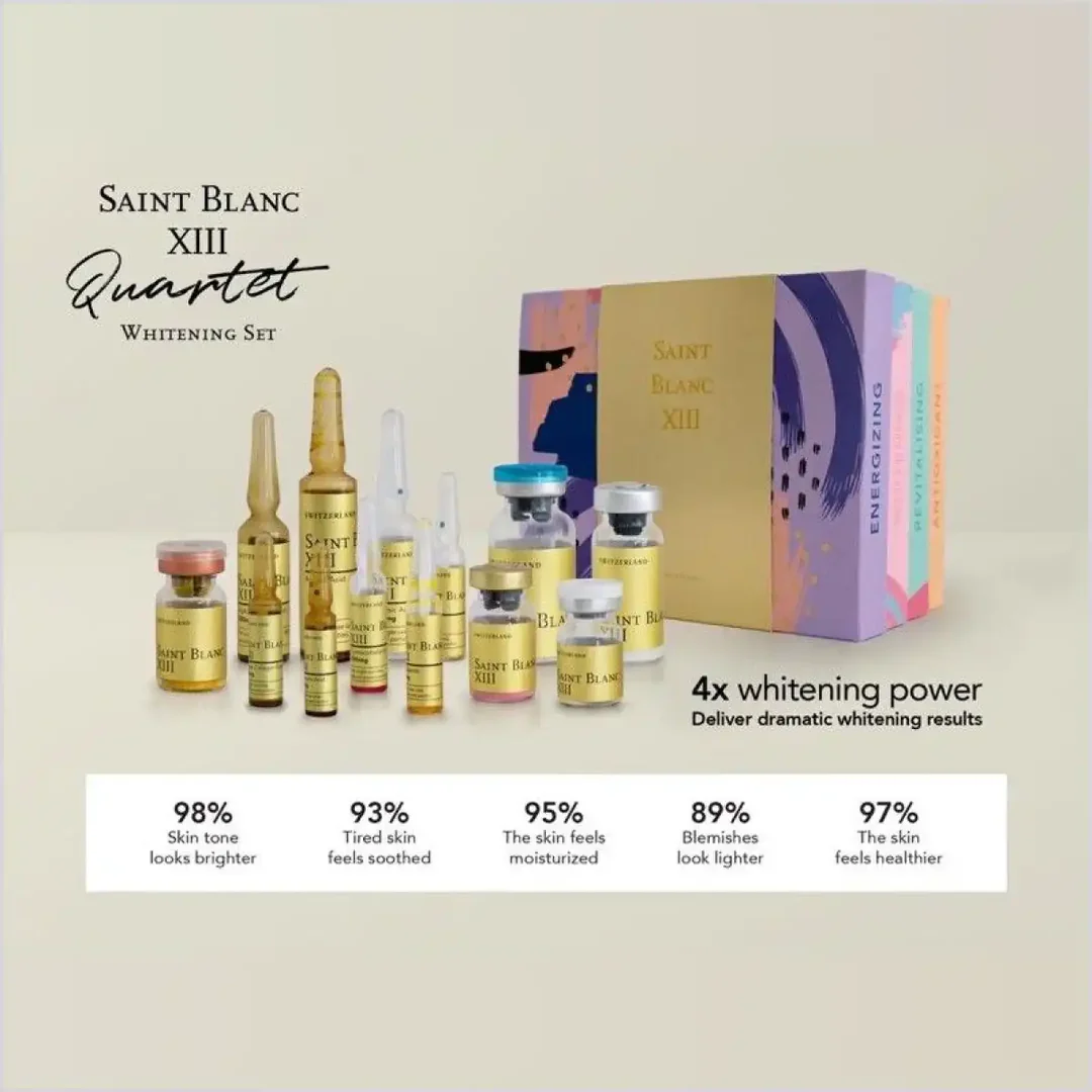 Saint Blanc XIII Glutathione Whitening Injection – 4 Sessions